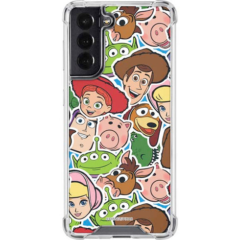 Disney Toy Story Collages Portrait Galaxy S22 Clear Case
