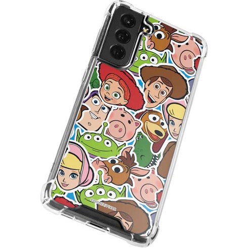 Disney Toy Story Collages Portrait Galaxy S22 Plus Clear Case