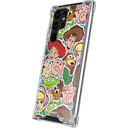 Disney Toy Story Collages Portrait Galaxy S22 Ultra Clear Case