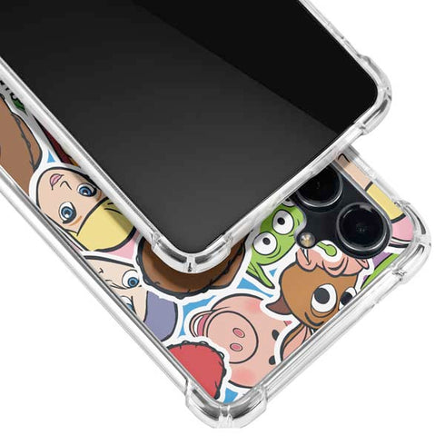Disney Toy Story Collages Portrait Galaxy S23 FE Clear Case
