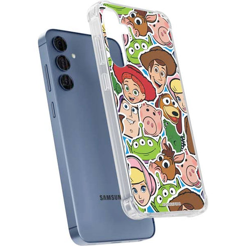 Disney Toy Story Collages Portrait Galaxy S24 Clear Case