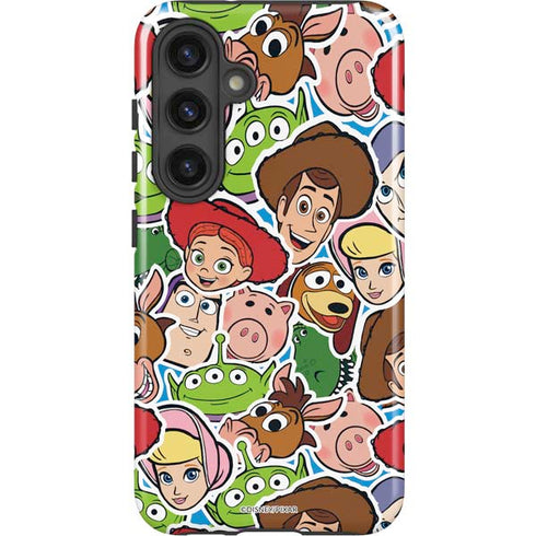 Disney Toy Story Collages Portrait Galaxy S24 Impact Case
