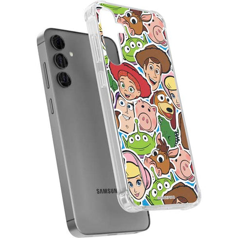 Disney Toy Story Collages Portrait Galaxy S24 Plus Clear Case
