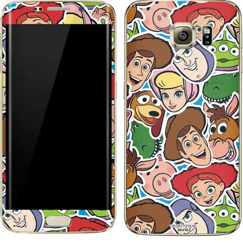 Disney Toy Story Collages Portrait Galaxy S7 Edge Skin