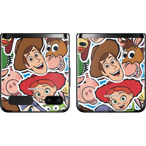 Disney Toy Story Collages Portrait Galaxy Z Flip Skin