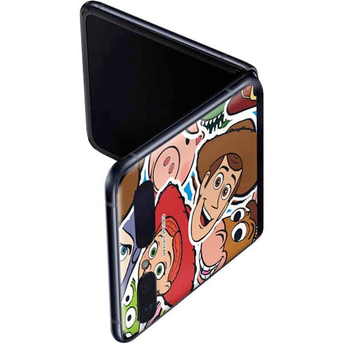 Disney Toy Story Collages Portrait Galaxy Z Flip Skin