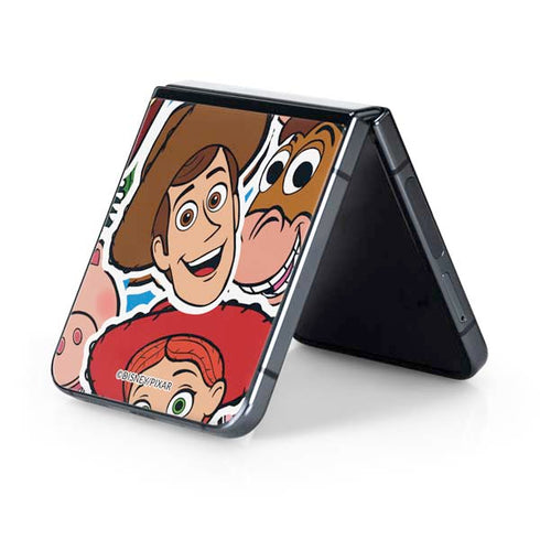 Disney Toy Story Collages Portrait Galaxy Z Flip5 5G Skin