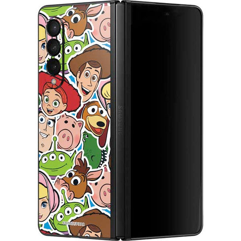 Disney Toy Story Collages Portrait Galaxy Z Fold3 5G Skin