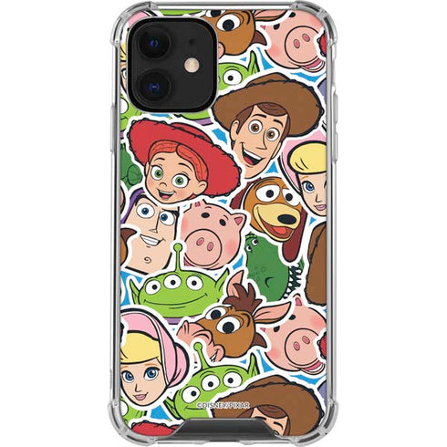 Disney Toy Story Collages Portrait iPhone 12 Clear Case