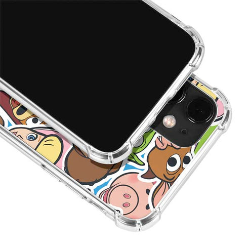 Disney Toy Story Collages Portrait iPhone 12 Clear Case