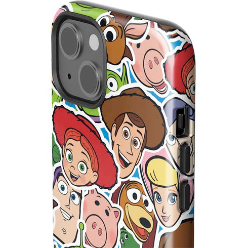 Disney Toy Story Collages Portrait iPhone 14 Plus Impact Case
