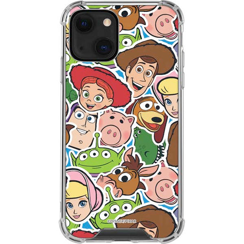 Disney Toy Story Collages Portrait iPhone 14 Plus Clear Case