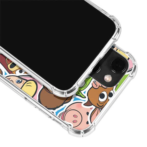 Disney Toy Story Collages Portrait iPhone 14 Plus Clear Case