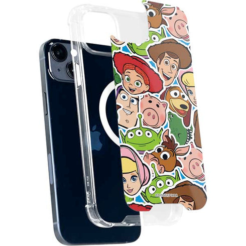 Disney Toy Story Collages Portrait iPhone 15 Plus MagSafe Case