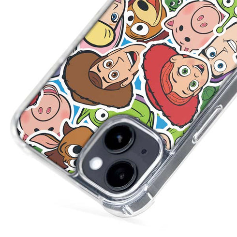 Disney Toy Story Collages Portrait iPhone 15 Plus MagSafe Case