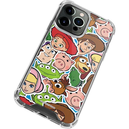 Disney Toy Story Collages Portrait iPhone 14 Pro Clear Case