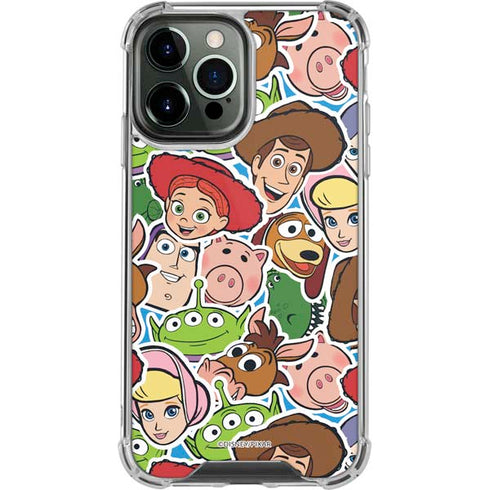 Disney Toy Story Collages Portrait iPhone 14 Pro Max Clear Case