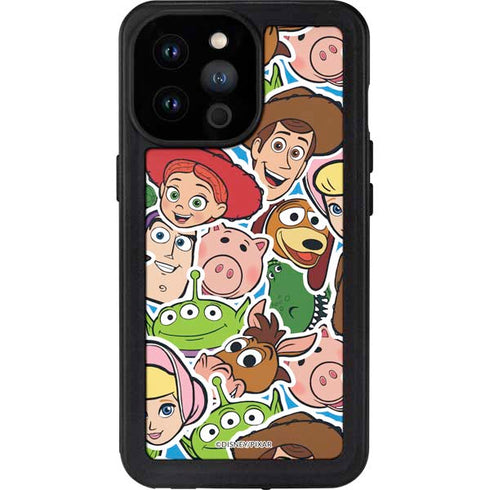 Disney Toy Story Collages Portrait iPhone 14 Pro Max Waterproof Case