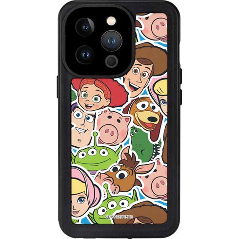 Disney Toy Story Collages Portrait iPhone 14 Pro Waterproof Case