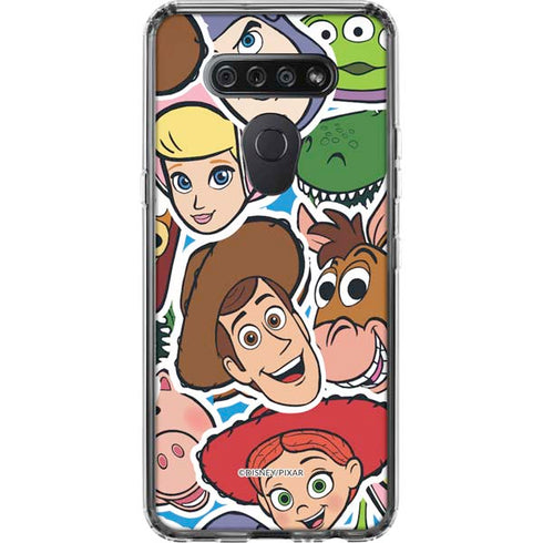 Disney Toy Story Collages Portrait LG K51/Q51 Clear Case