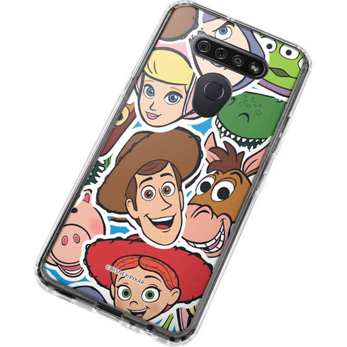 Disney Toy Story Collages Portrait LG K51/Q51 Clear Case