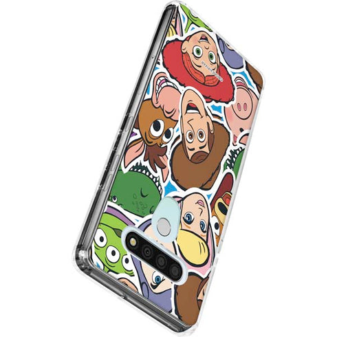 Disney Toy Story Collages Portrait LG Stylo 6 Clear Case