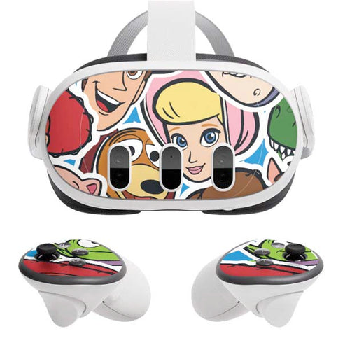 Disney Toy Story Collages Portrait Meta Quest 3 Skin
