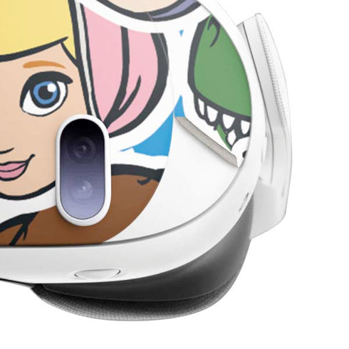 Disney Toy Story Collages Portrait Meta Quest 3 Skin