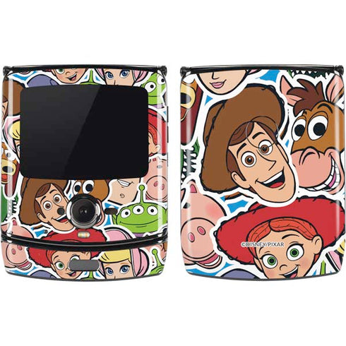 Disney Toy Story Collages Portrait Motorola RAZR Skin