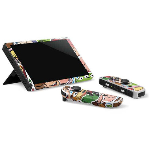 Disney Toy Story Collages Portrait Nintendo Switch OLED (2021) Skin
