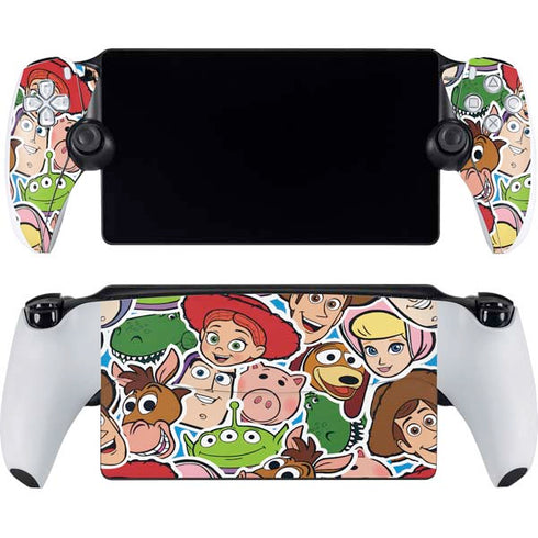 Disney Toy Story Collages Portrait PlayStation Portal Remote Player Skin