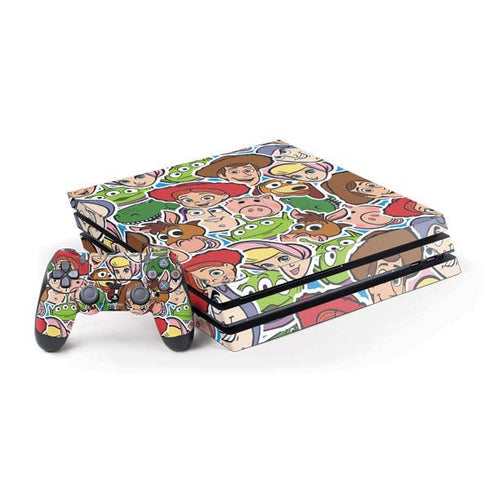 Disney Toy Story Collages Portrait PS4 Pro Bundle Skin