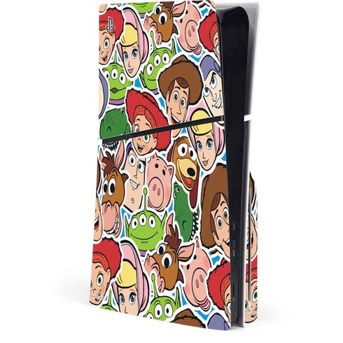 Disney Toy Story Collages Portrait PS5 Slim Disk Console Skin