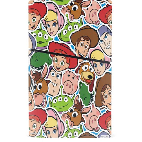 Disney Toy Story Collages Portrait PS5 Slim Digital Edition Console Skin