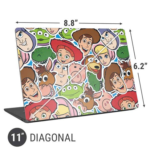 Disney Toy Story Collages Portrait Universal Laptop 11in (8.8 x 6.2in) Skin