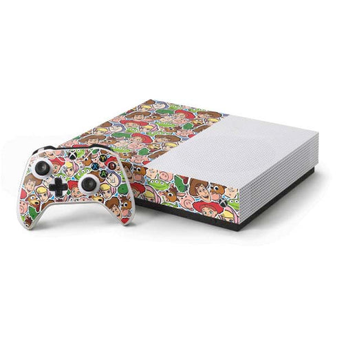 Disney Toy Story Collages Portrait Xbox One S All-Digital Edition Bundle Skin