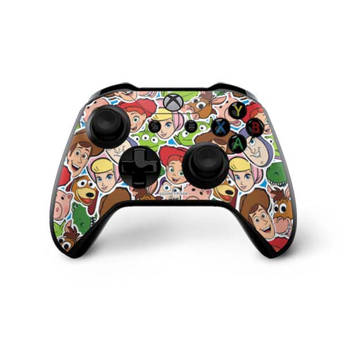 Disney Toy Story Collages Portrait Xbox One X Controller Skin
