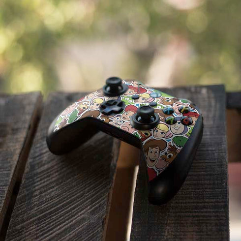 Disney Toy Story Collages Portrait Xbox One X Controller Skin