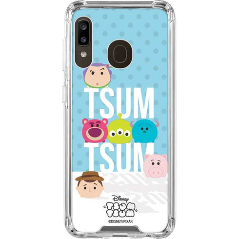 Disney Tsum Tsum Toy Story charcaters Galaxy A30 Clear Case