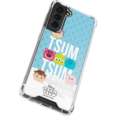 Disney Tsum Tsum Toy Story charcaters Galaxy S21 FE Clear Case
