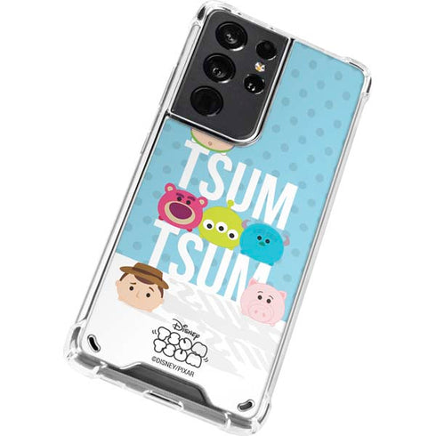 Disney Tsum Tsum Toy Story charcaters Galaxy S21 Ultra 5G Clear Case