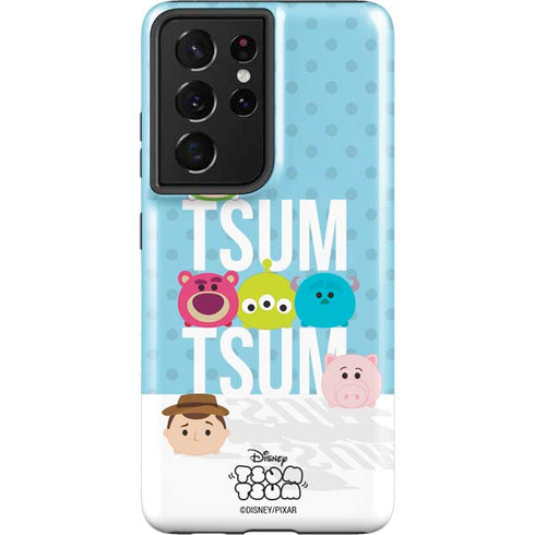Disney Tsum Tsum Toy Story charcaters Galaxy S21 Ultra 5G Pro Case