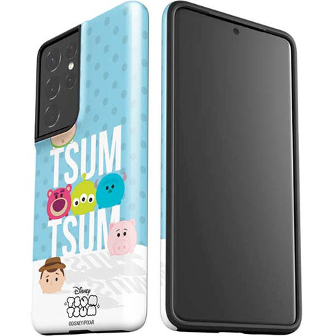 Disney Tsum Tsum Toy Story charcaters Galaxy S21 Ultra 5G Pro Case