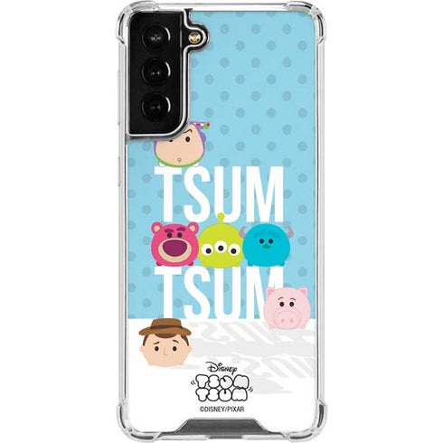 Disney Tsum Tsum Toy Story charcaters Galaxy S22 Plus Clear Case