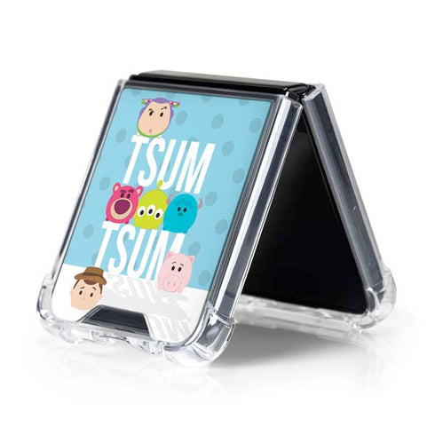 Disney Tsum Tsum Toy Story charcaters Galaxy Z Flip5 5G Clear Case