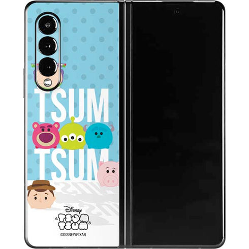 Disney Tsum Tsum Toy Story charcaters Galaxy Z Fold3 5G Skin