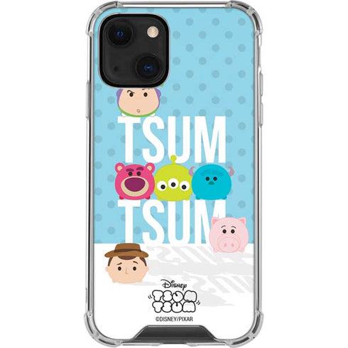 Disney Tsum Tsum Toy Story charcaters iPhone 13 Mini Clear Case