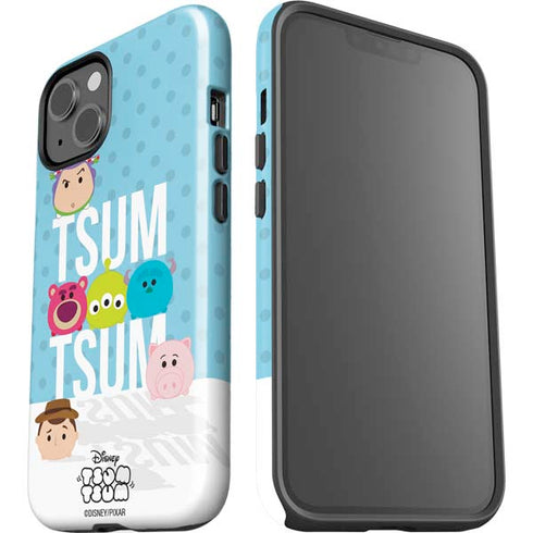 Disney Tsum Tsum Toy Story charcaters iPhone 15 Plus Impact Case