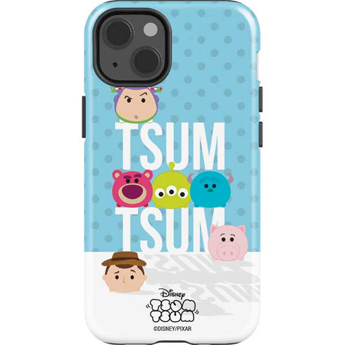 Disney Tsum Tsum Toy Story charcaters iPhone 15 Impact Case