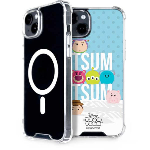Disney Tsum Tsum Toy Story charcaters iPhone 15 Plus MagSafe Case
